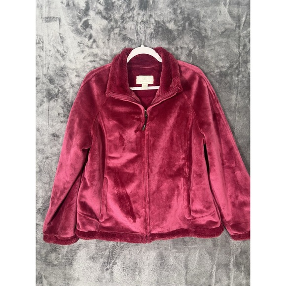 Green Tea Jackets & Blazers - Women's Jacket, Size XL Convertible Collar Zip-Up Black, By Green Tea